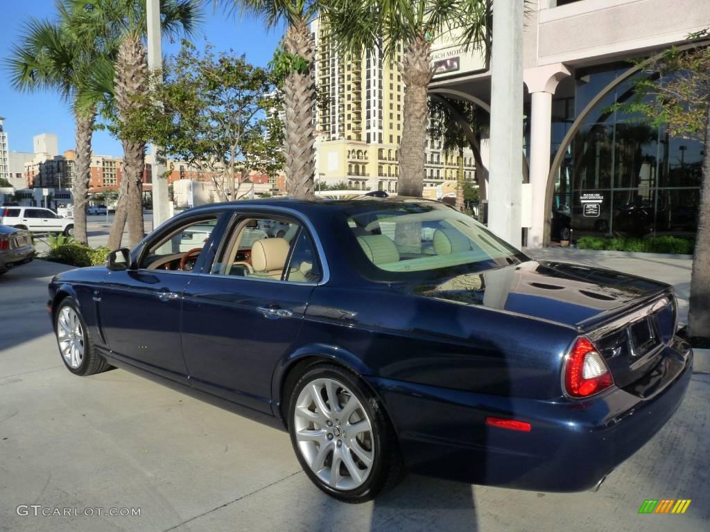 2009 XJ XJ8 - Indigo Blue / Champagne/Mocha photo #4