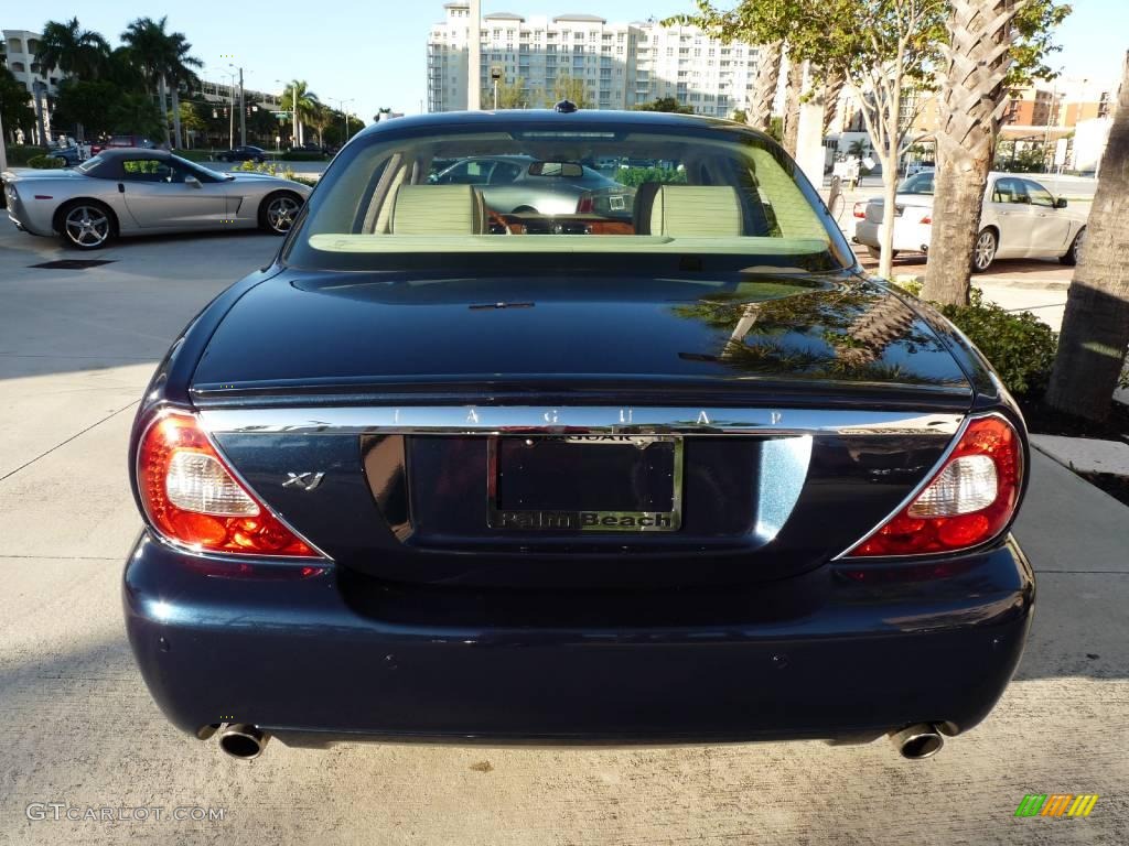 2009 XJ XJ8 - Indigo Blue / Champagne/Mocha photo #5