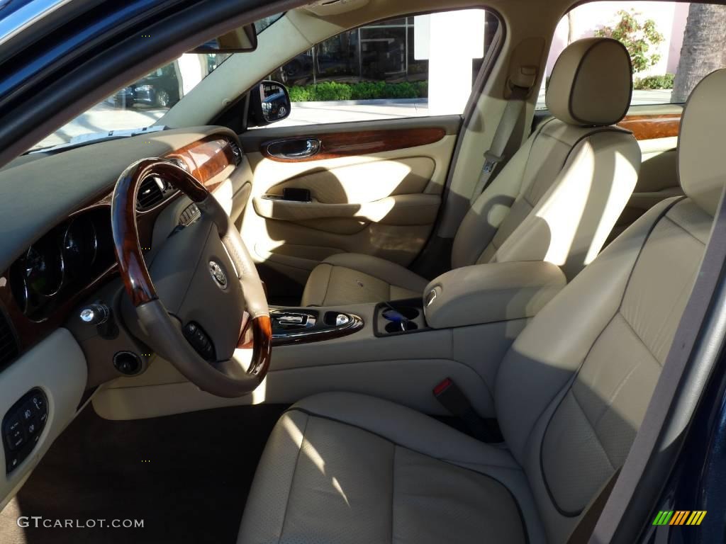 2009 XJ XJ8 - Indigo Blue / Champagne/Mocha photo #7