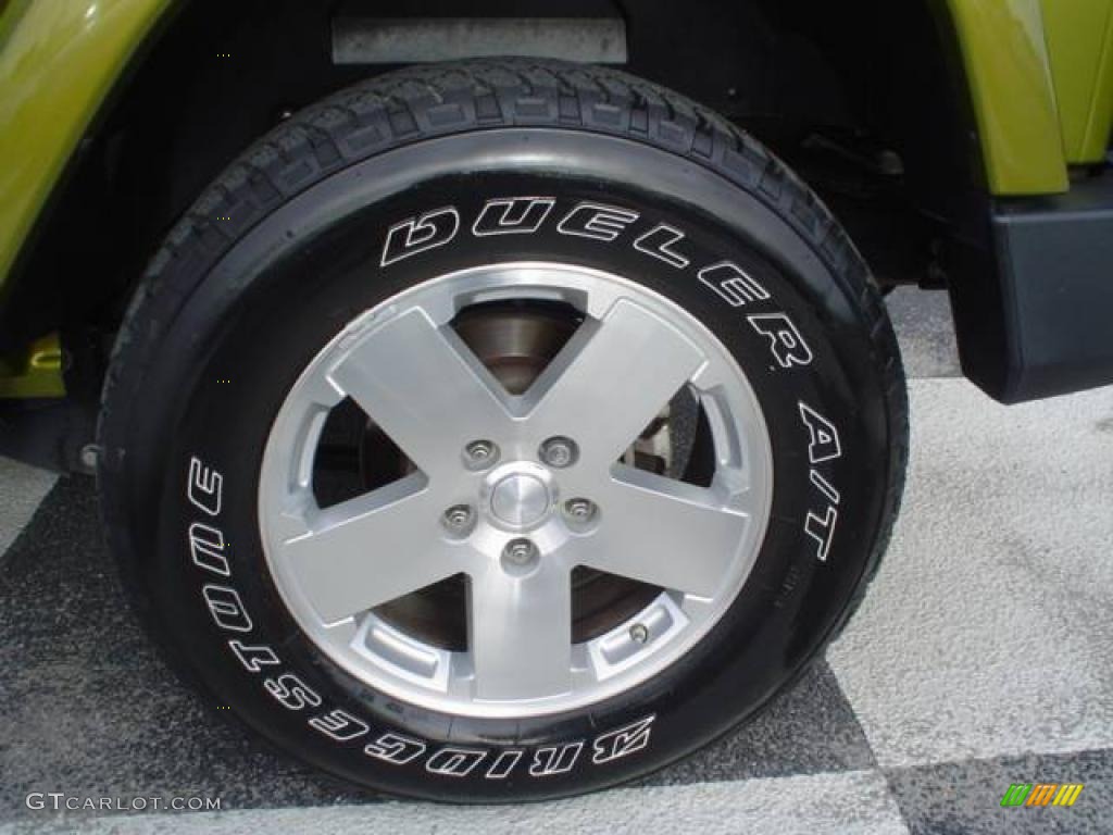 2008 Wrangler Sahara 4x4 - Rescue Green Metallic / Dark Slate Gray/Medium Slate Gray photo #4