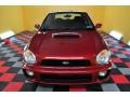 2002 Sedona Red Pearl Subaru Impreza WRX Sedan  photo #2