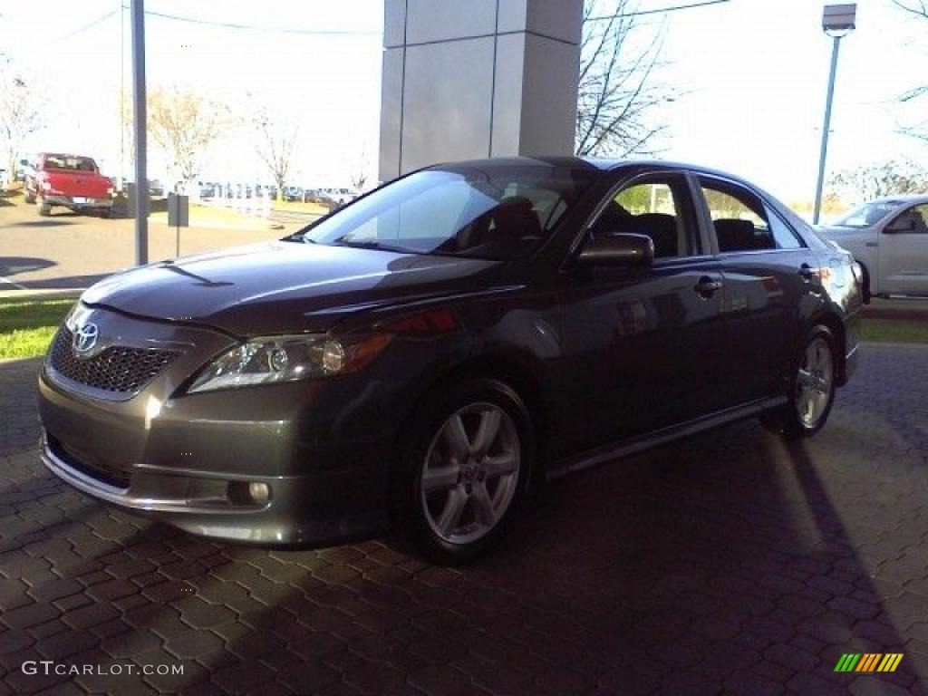 2008 Camry SE V6 - Magnetic Gray Metallic / Dark Charcoal photo #18