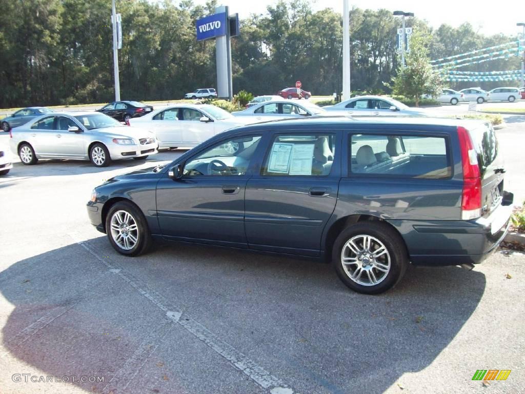 2007 V70 2.4 - Barents Blue Metallic / Taupe/Light Taupe photo #9