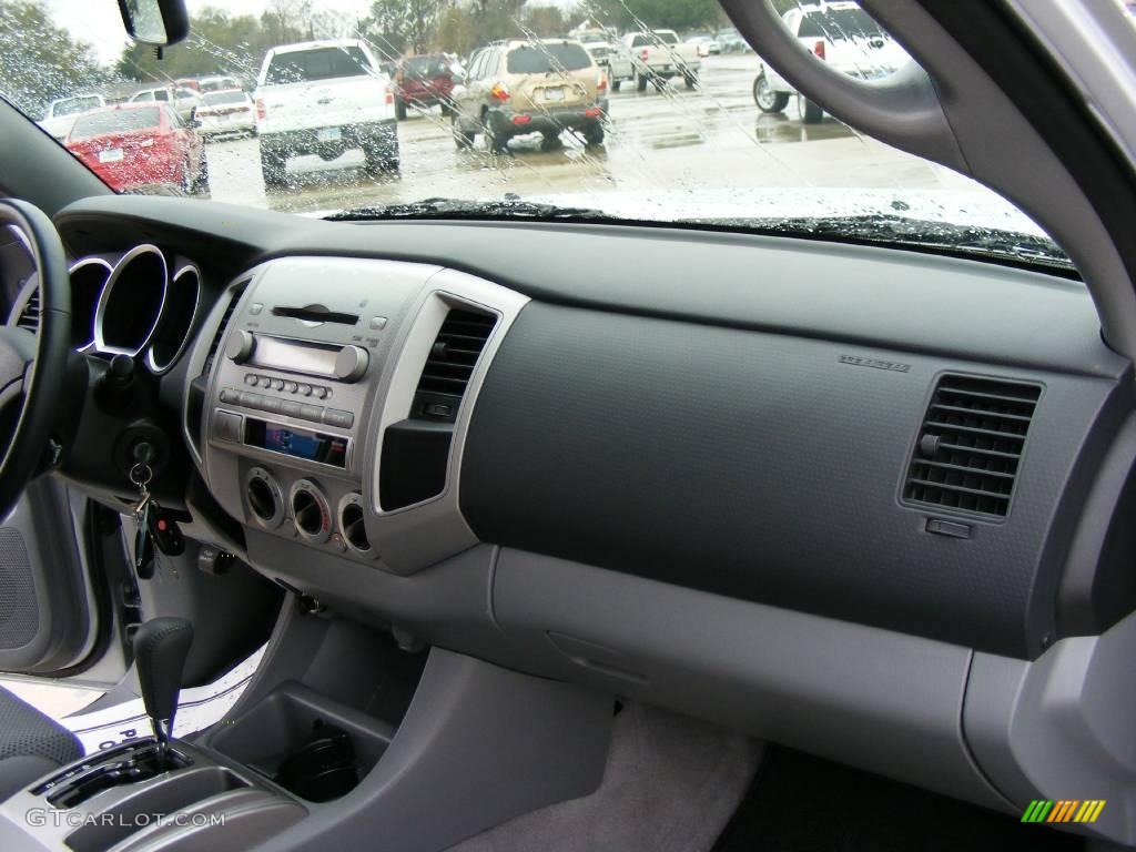 2008 Tacoma V6 PreRunner TRD Double Cab - Silver Streak Mica / Graphite Gray photo #29