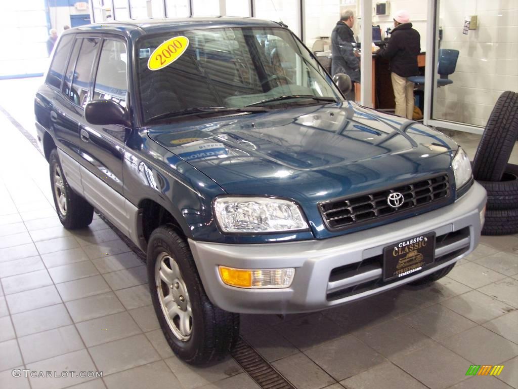 2000 Deep Jewel Green Toyota RAV4 4WD 24270778 GTCarLot Car Color Galleries