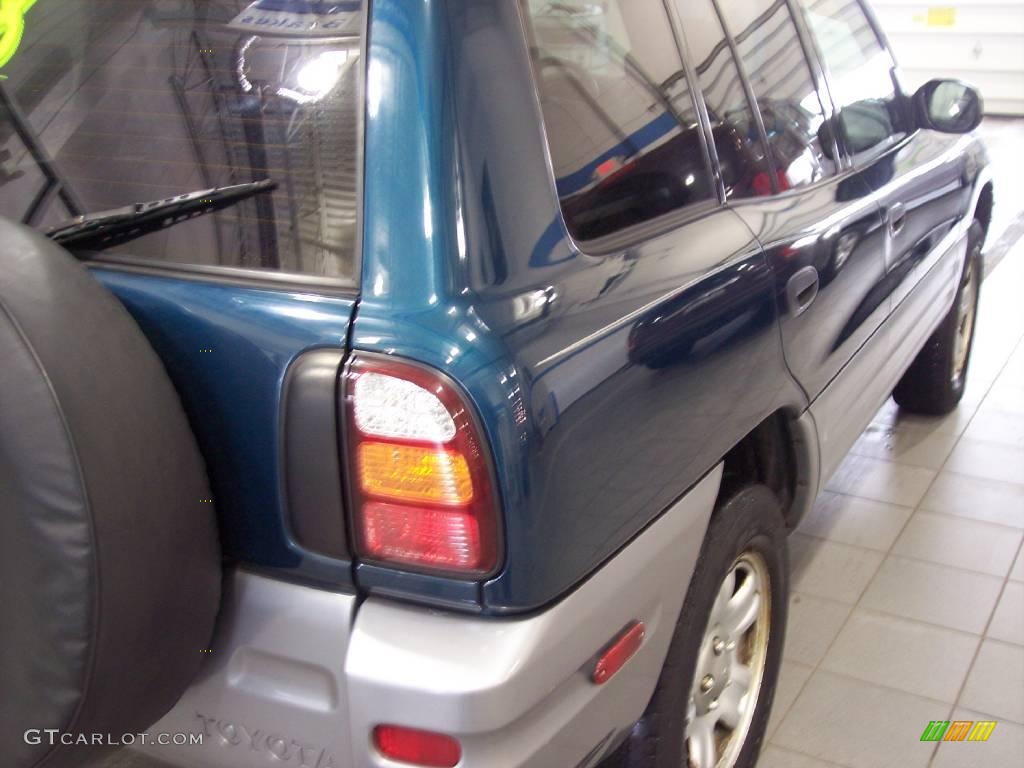 2000 RAV4 4WD - Deep Jewel Green / Gray photo #7