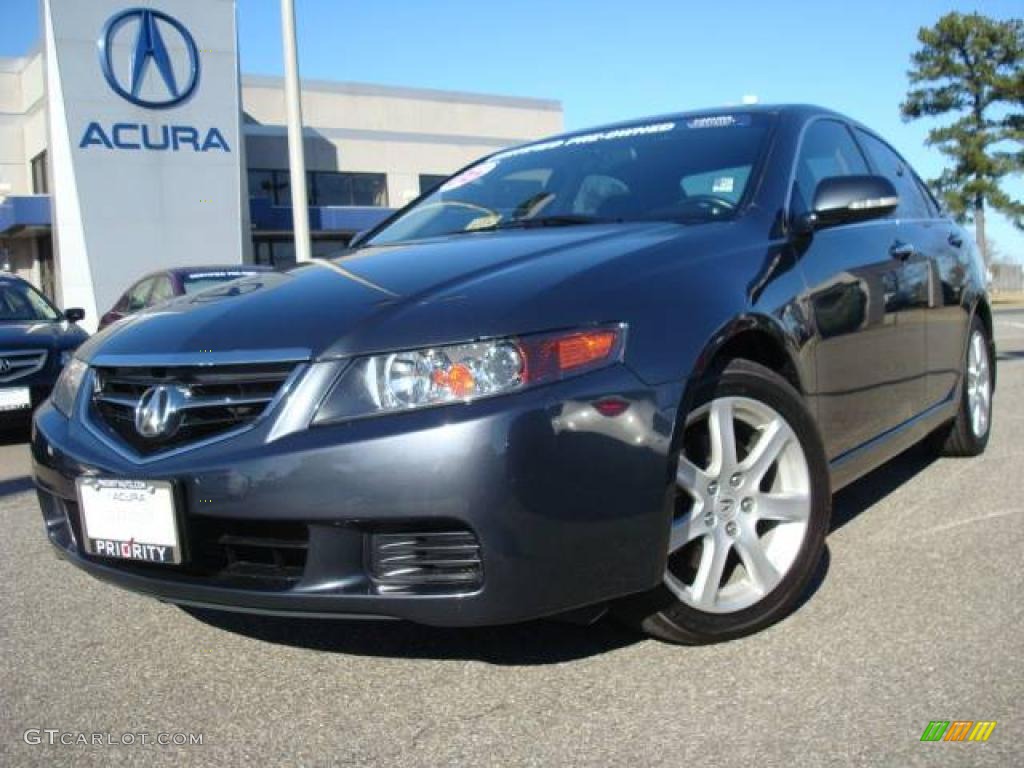 2005 TSX Sedan - Carbon Gray Pearl / Ebony photo #1