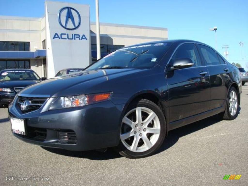 2005 TSX Sedan - Carbon Gray Pearl / Ebony photo #2