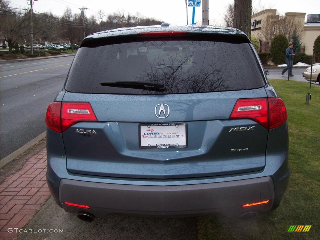 2007 MDX  - Steel Blue Metallic / Taupe photo #6