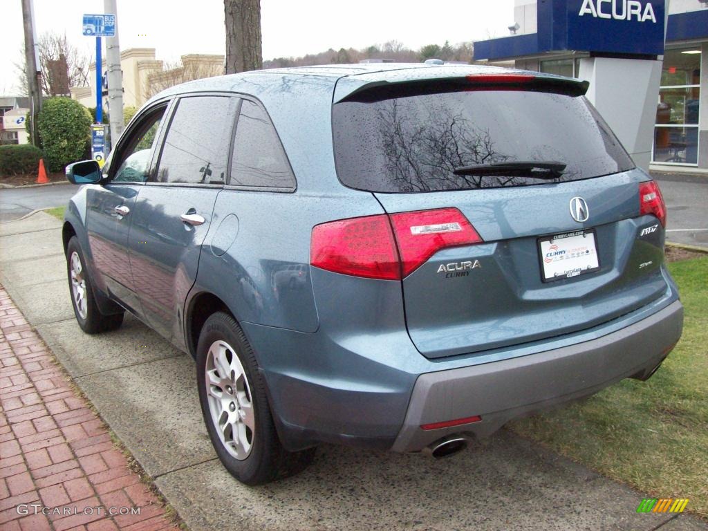 2007 MDX  - Steel Blue Metallic / Taupe photo #7