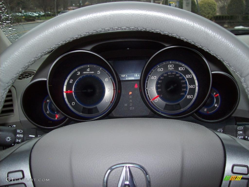 2007 MDX  - Steel Blue Metallic / Taupe photo #16
