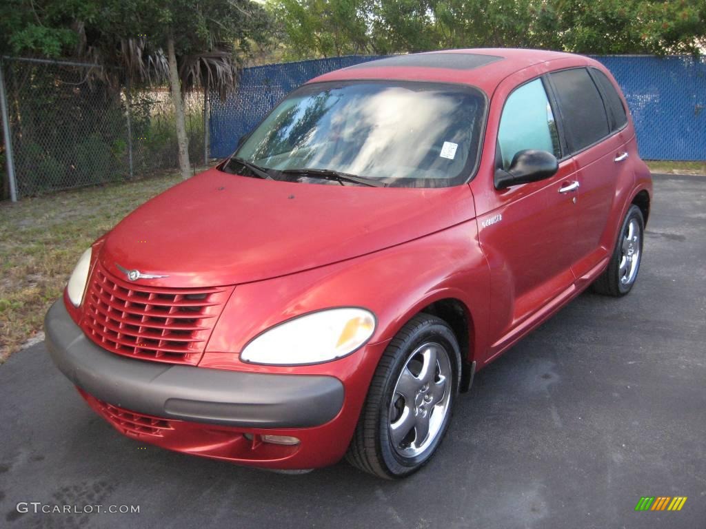 2001 PT Cruiser Limited - Inferno Red Pearl / Taupe/Pearl Beige photo #1