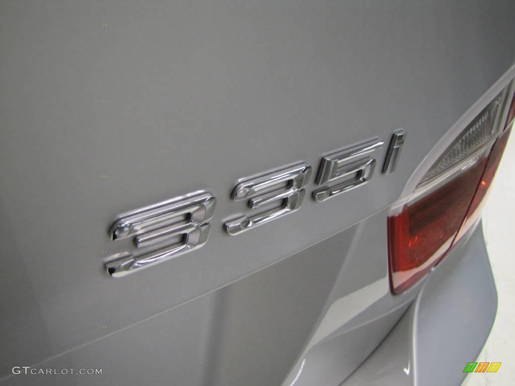 2007 3 Series 335i Sedan - Titanium Silver Metallic / Grey photo #8
