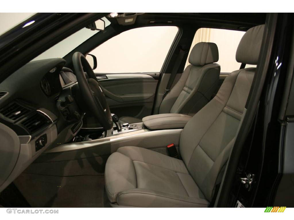 2009 X5 xDrive30i - Monaco Blue Metallic / Grey Nevada Leather photo #10