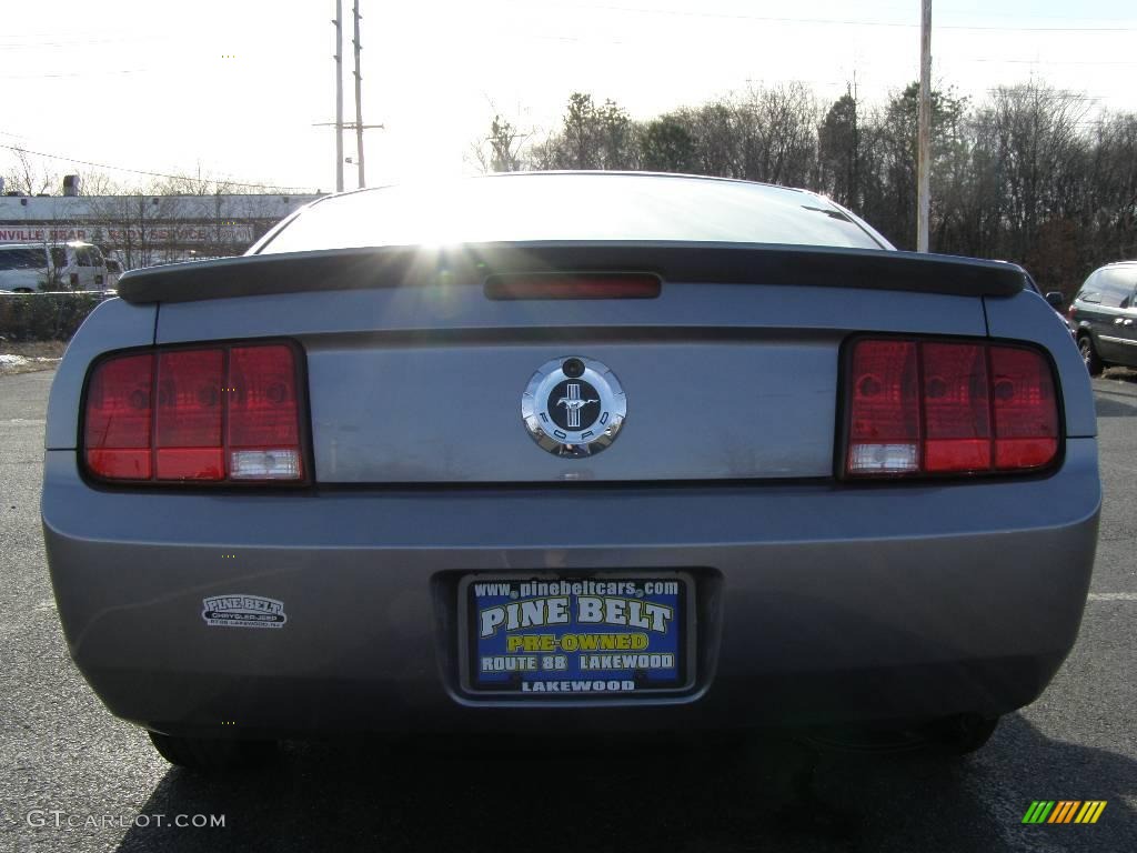 2007 Mustang V6 Deluxe Coupe - Tungsten Grey Metallic / Dark Charcoal photo #5