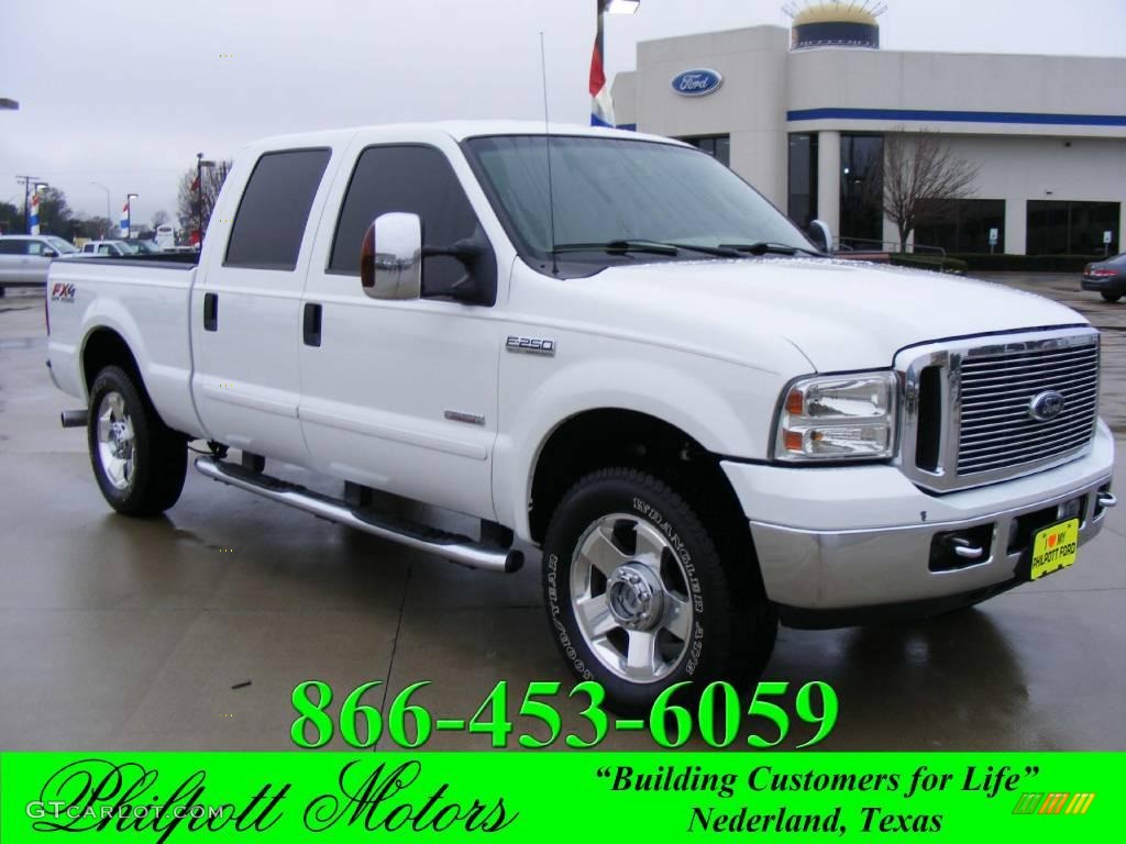 Oxford White Clearcoat Ford F250 Super Duty