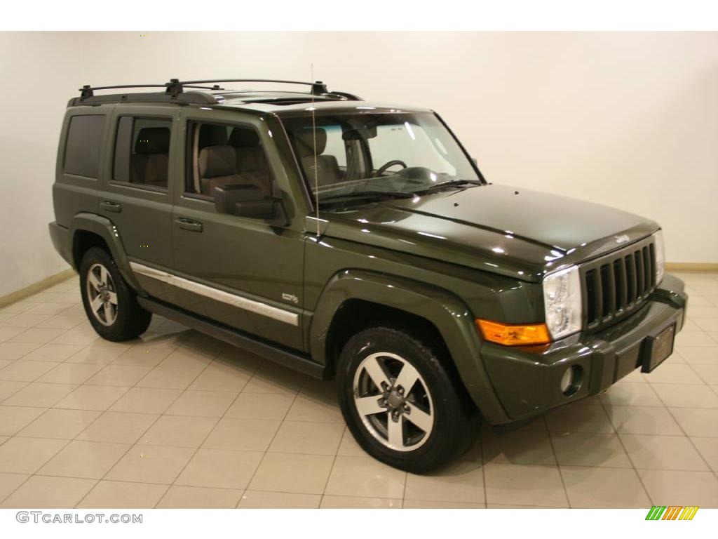 2006 Commander 4x4 - Jeep Green Metallic / Medium Slate Gray photo #1