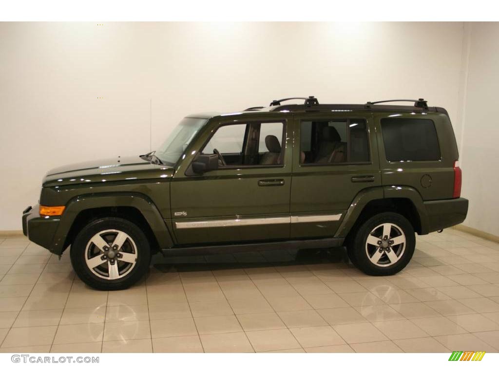 2006 Commander 4x4 - Jeep Green Metallic / Medium Slate Gray photo #4