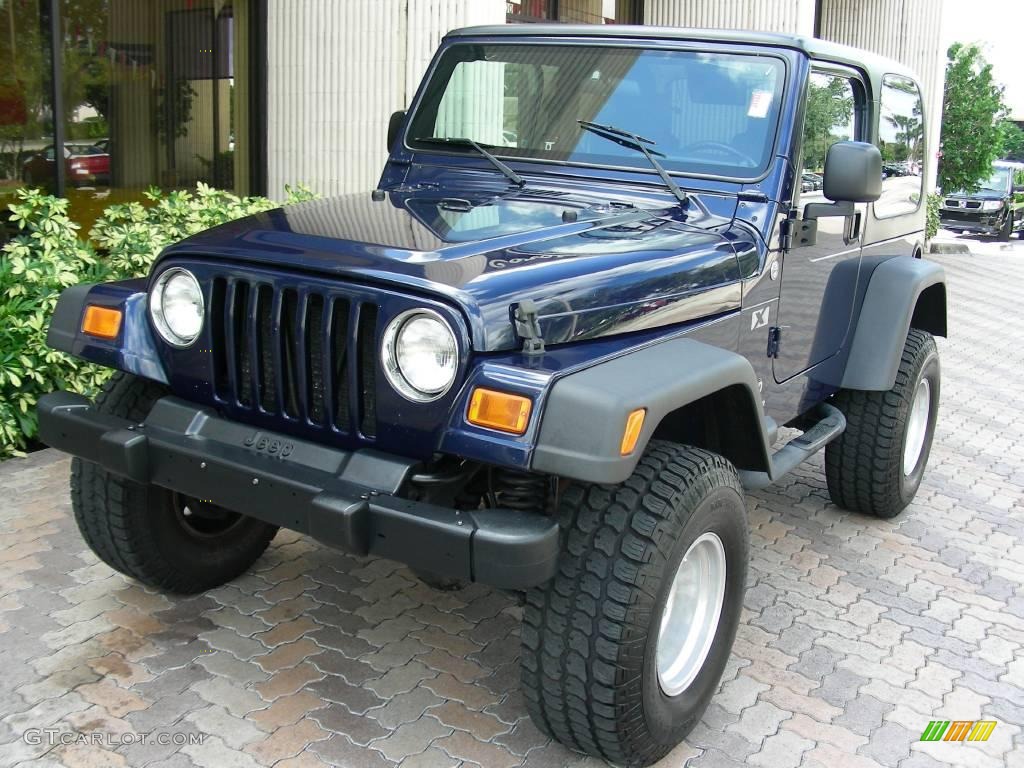 Midnight Blue Pearl Jeep Wrangler