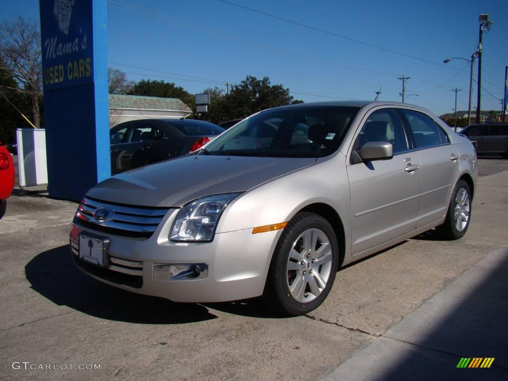 2008 Fusion SEL V6 - Silver Birch Metallic / Medium Light Stone photo #4