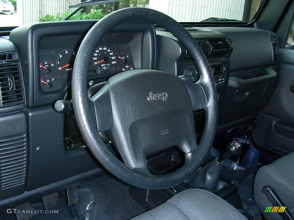 2006 Wrangler X 4x4 - Midnight Blue Pearl / Dark Slate Gray photo #16