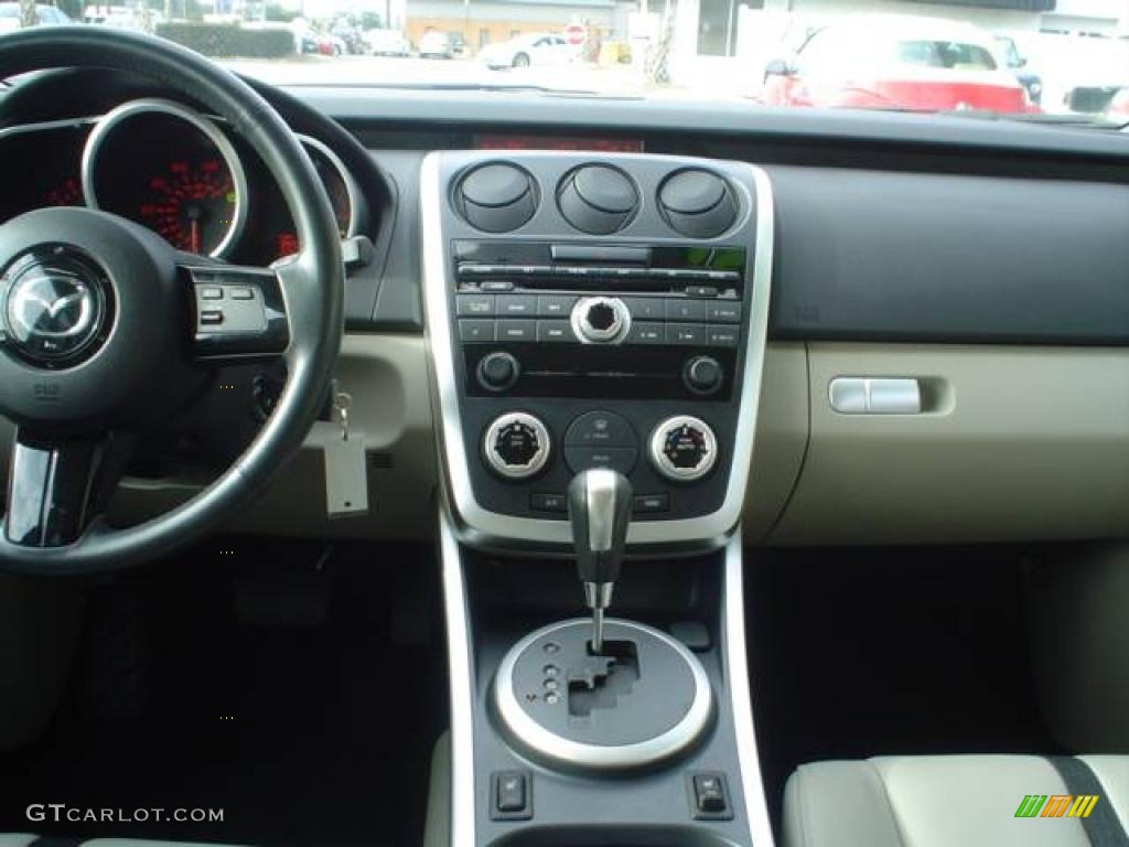 2008 CX-7 Grand Touring - Crystal White Pearl Mica / Sand photo #8