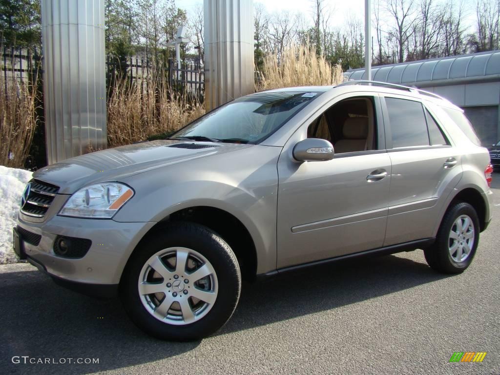 2007 ML 350 4Matic - Pewter Metallic / Macadamia photo #1