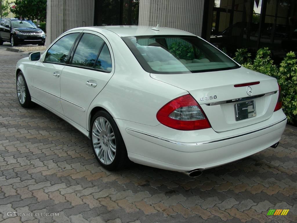 2008 E 350 Sedan - Arctic White / Cashmere photo #6