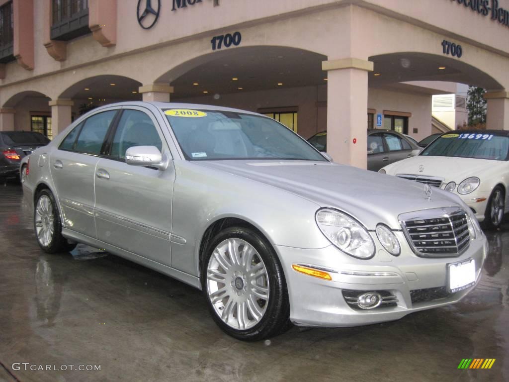 2008 E 350 Sedan - Iridium Silver Metallic / Ash photo #1