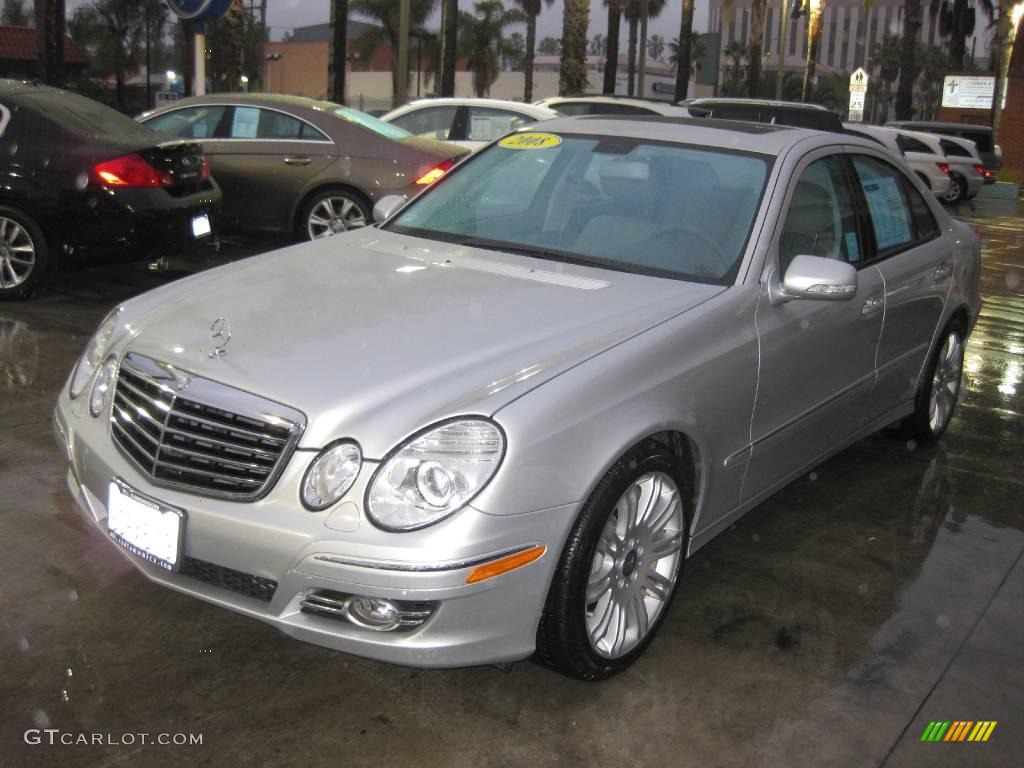 2008 E 350 Sedan - Iridium Silver Metallic / Ash photo #7