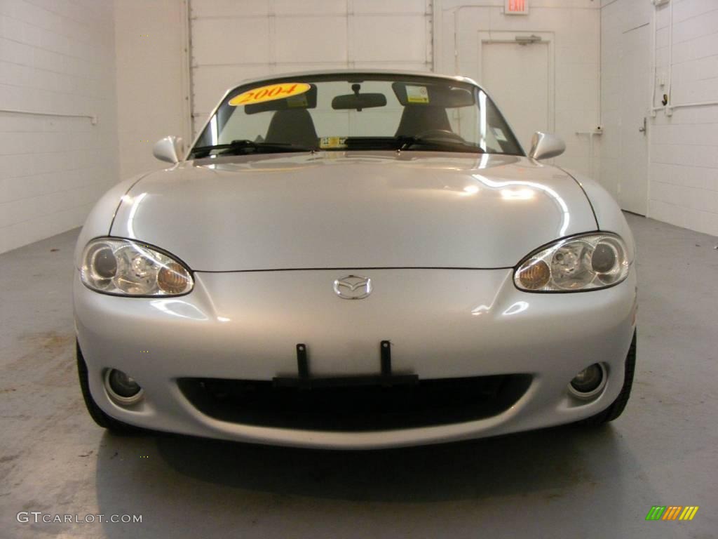 2004 MX-5 Miata Roadster - Sunlight Silver Metallic / Black photo #2