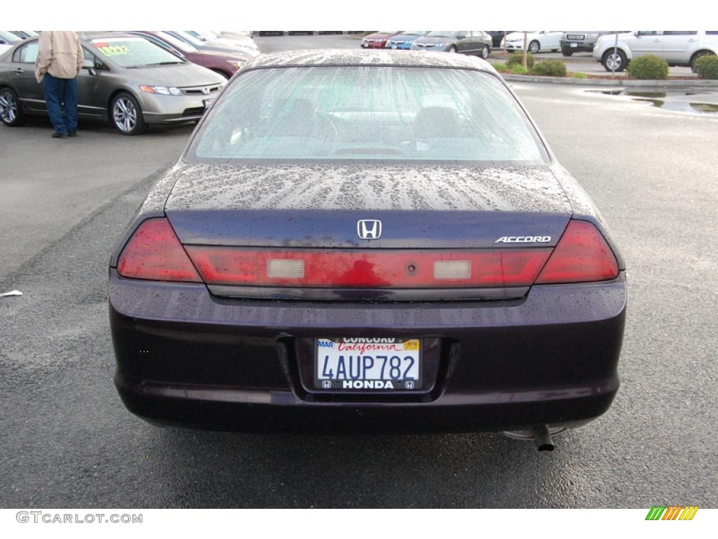 1998 Accord EX Coupe - Purple / Ivory photo #4