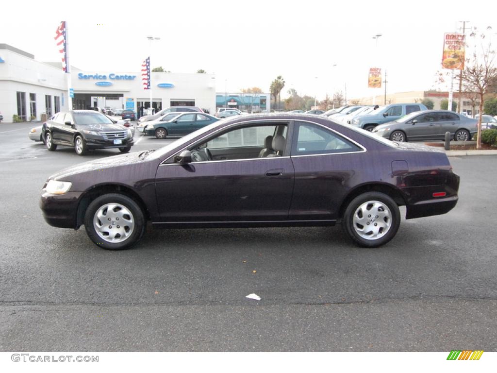1998 Accord EX Coupe - Purple / Ivory photo #6