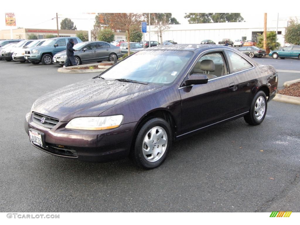 1998 Accord EX Coupe - Purple / Ivory photo #7