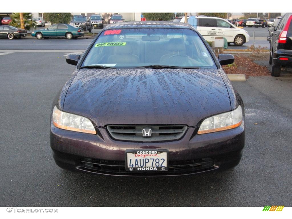 1998 Accord EX Coupe - Purple / Ivory photo #8