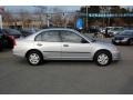 2003 Satin Silver Metallic Honda Civic DX Sedan  photo #2