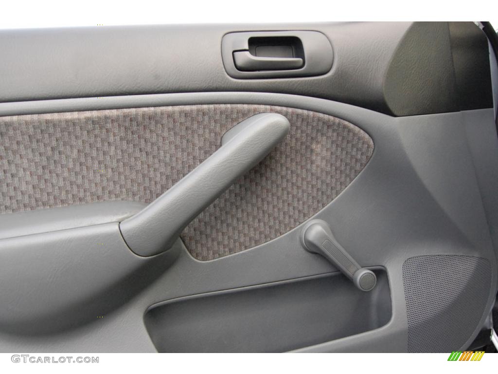 2003 Civic DX Sedan - Satin Silver Metallic / Gray photo #17