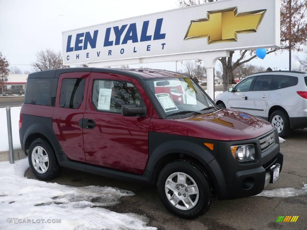 2006 Element LX AWD - Tango Red Pearl / Black/Gray photo #1