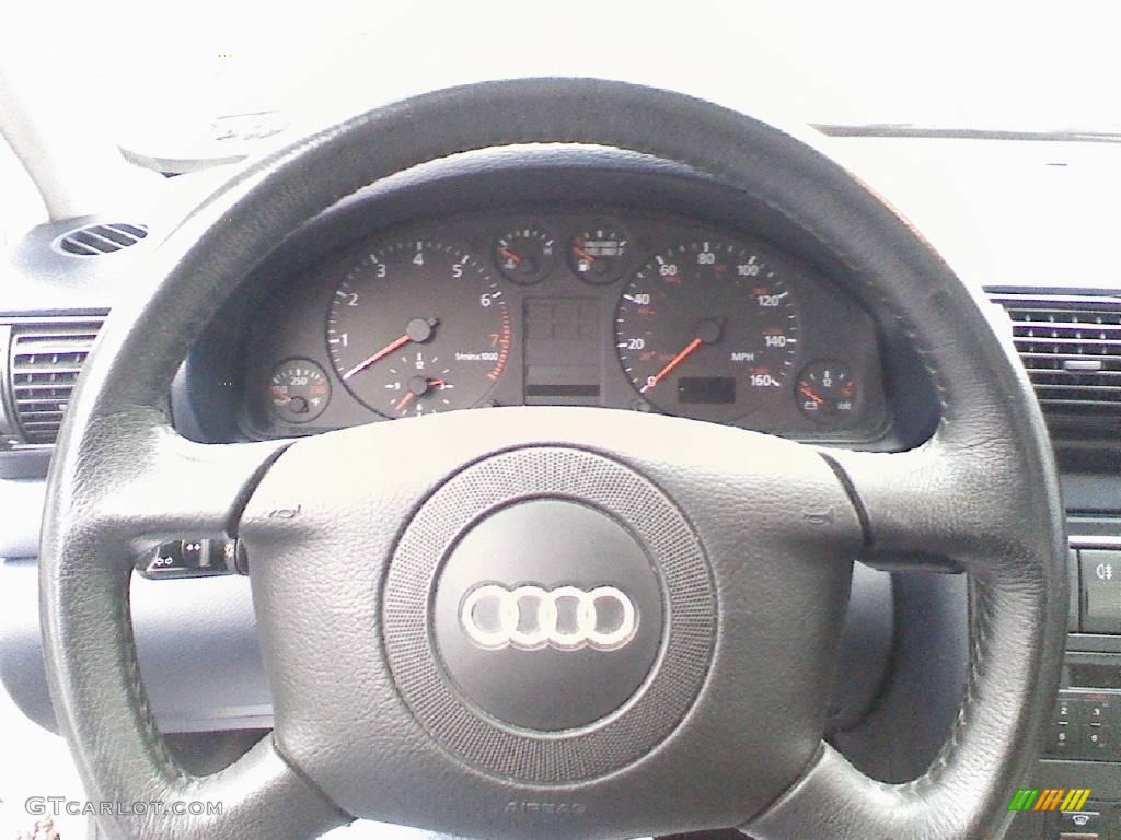 1998 A4 1.8T quattro Sedan - Pearl White Pearlescent / Ecru/Royal Blue photo #15