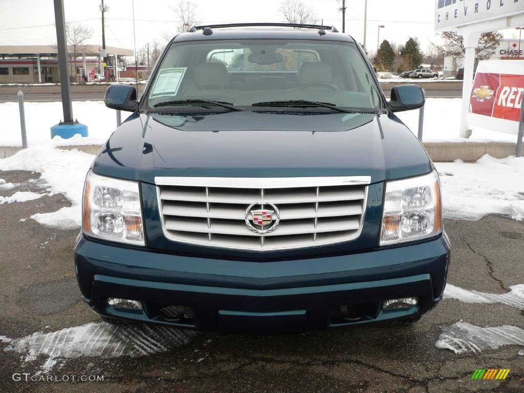 2005 Escalade EXT AWD - Rip Tide Blue / Shale photo #2