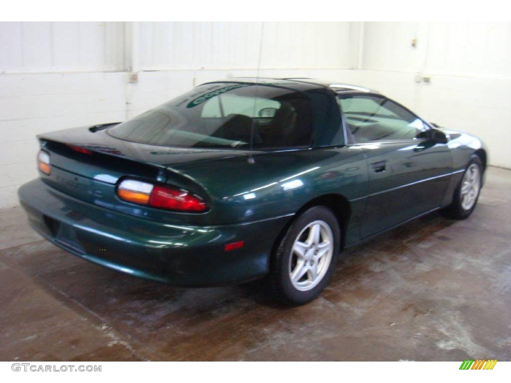 1997 Camaro RS Coupe - Polo Green Metallic / Medium Grey photo #3