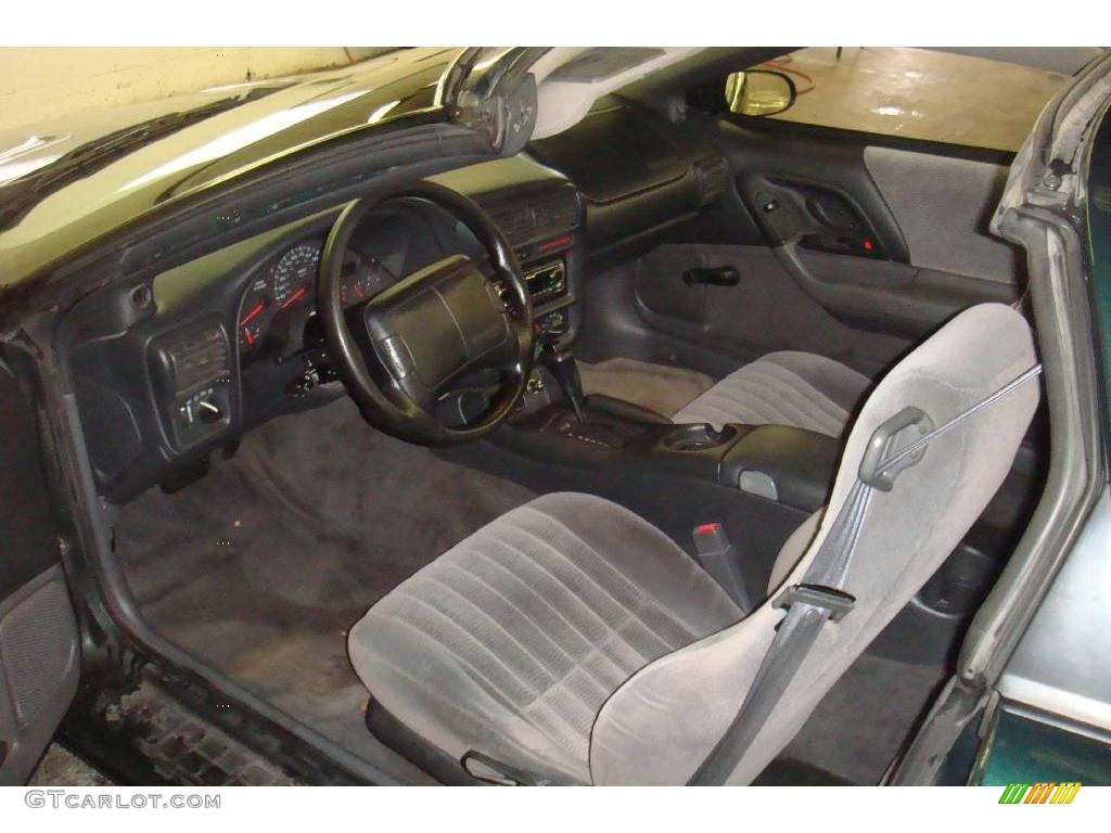 1997 Camaro RS Coupe - Polo Green Metallic / Medium Grey photo #14