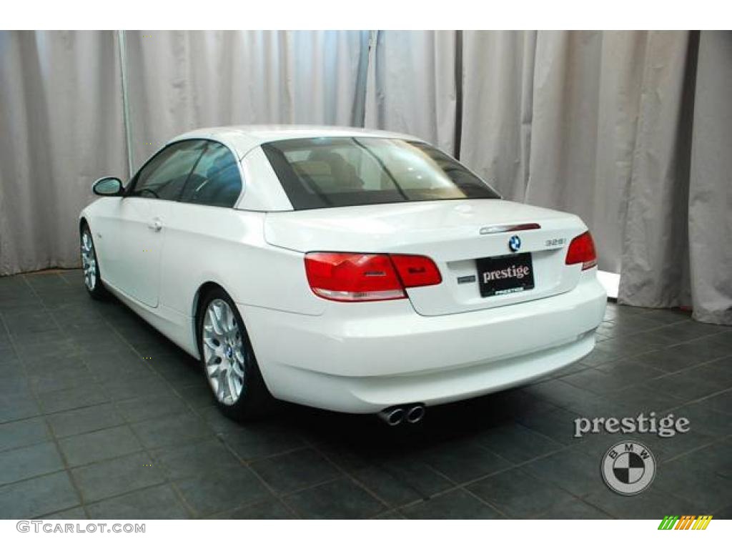 2008 3 Series 328i Convertible - Alpine White / Saddle Brown/Black photo #3
