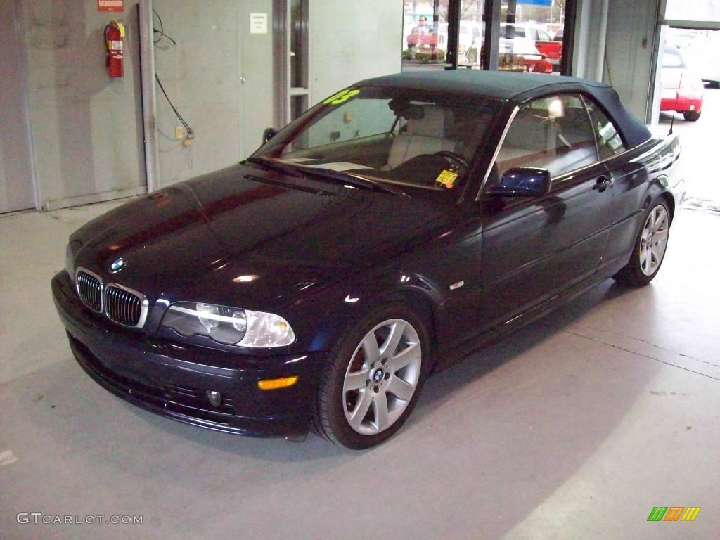 2003 3 Series 325i Convertible - Orient Blue Metallic / Beige photo #3