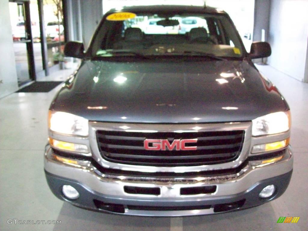 2006 Sierra 1500 SLT Crew Cab - Stealth Gray Metallic / Pewter photo #2