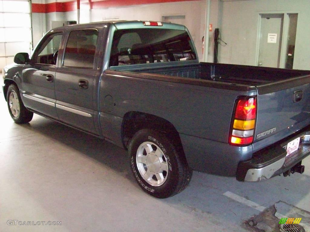 2006 Sierra 1500 SLT Crew Cab - Stealth Gray Metallic / Pewter photo #4
