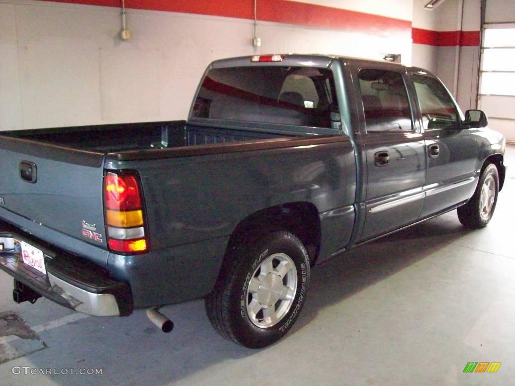2006 Sierra 1500 SLT Crew Cab - Stealth Gray Metallic / Pewter photo #6