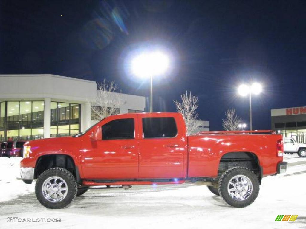 Fire Red GMC Sierra 2500HD