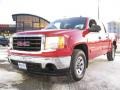 2008 Fire Red GMC Sierra 1500 SLE Crew Cab 4x4  photo #2