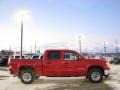 2008 Fire Red GMC Sierra 1500 SLE Crew Cab 4x4  photo #4